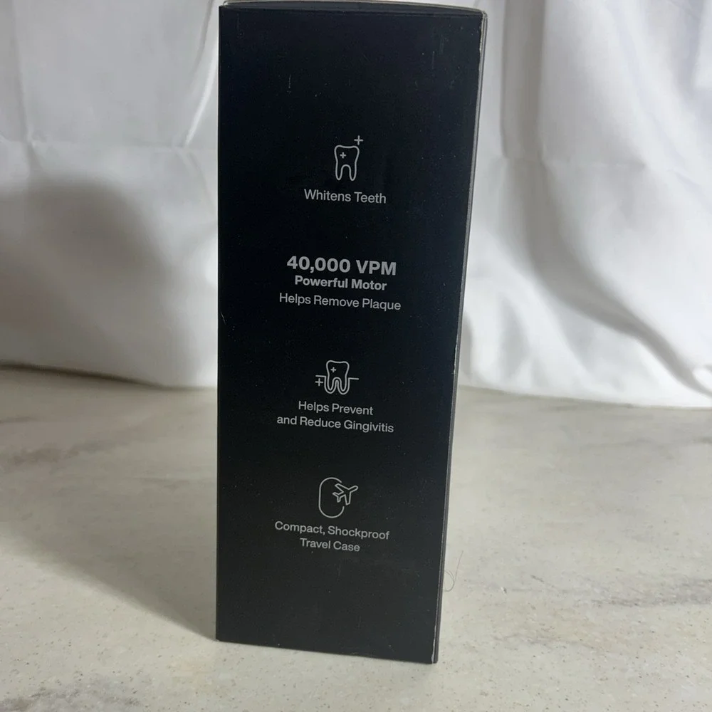 Aquasonic Geniune Black Series Electric Toothbrush - Ultra With Cup